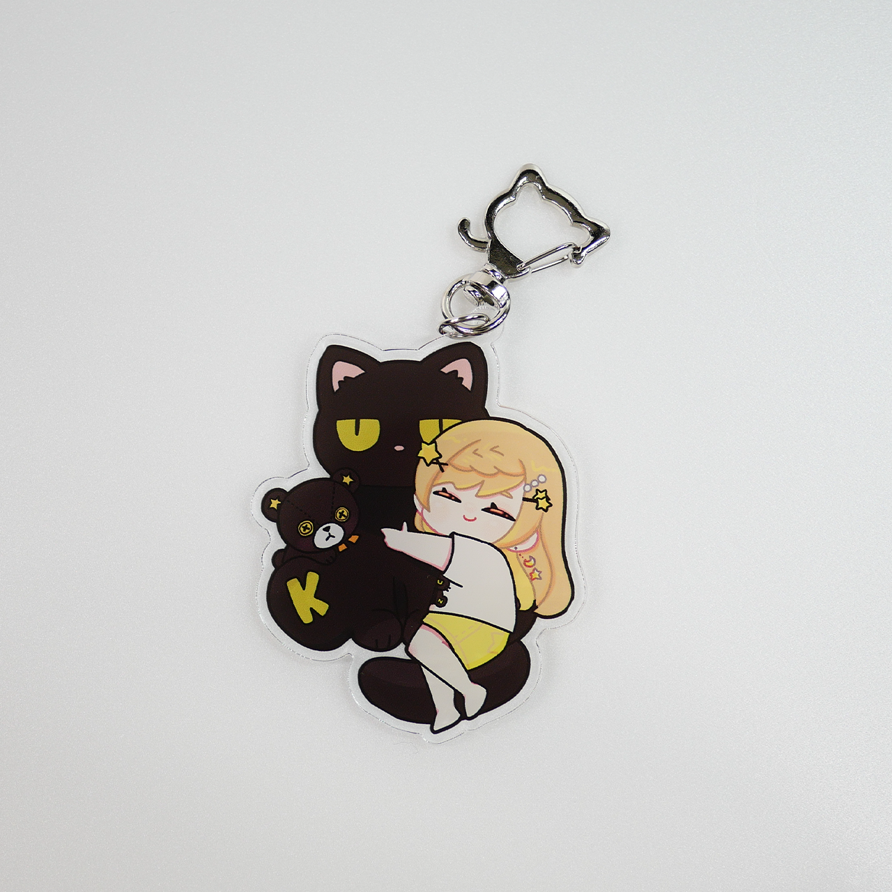 宇宙花いんぐ x KINOTROPE gaming コラボ キーホルダー KNキャット大